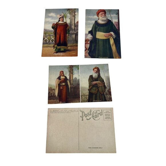 1910 Oberammergau Passion Play 49/50 Antique Postcard Set w/ Box Divided Back - Picture 6 of 8